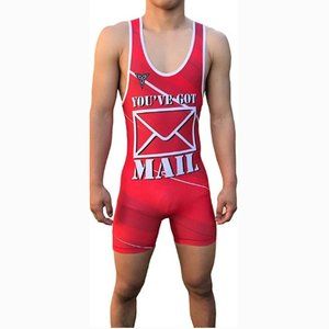 Tri-Titans Men's Full Send Wrestling Singlet - 3XL